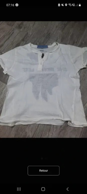 Tee shirt manches courtes