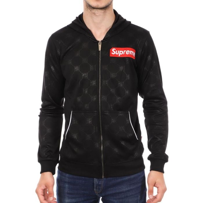 Veste noire supreme grip pour homme - photo numéro 4