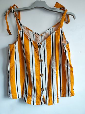 Top débardeur rayé Promod – Taille M (38)