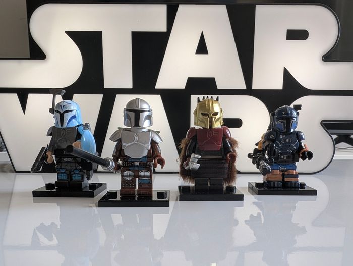 Lot de figurines type Lego Star Wars