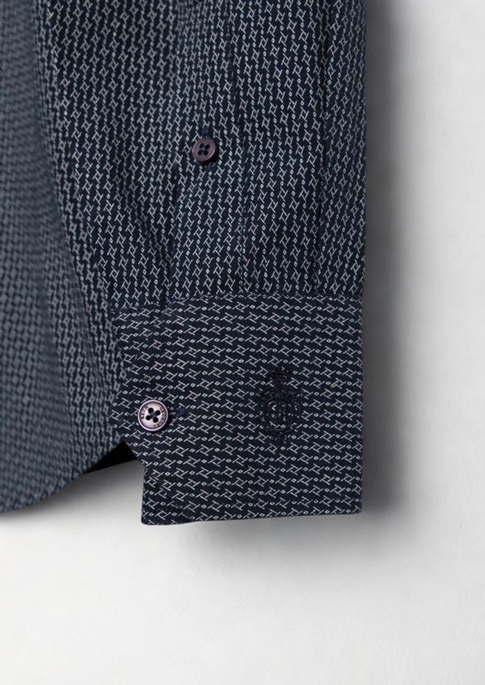 Chemise bleu coupe slim Georges Rech Taille M - photo numéro 9