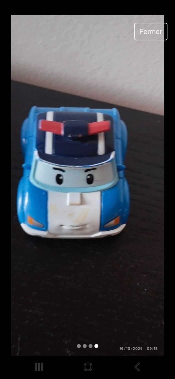 Lot de 3 voiture robobcar - photo numéro 4