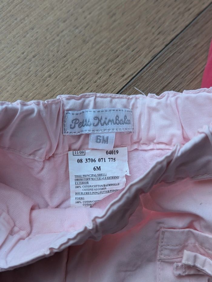 Lot de 2 pantalons légers taille 6 mois - photo numéro 3
