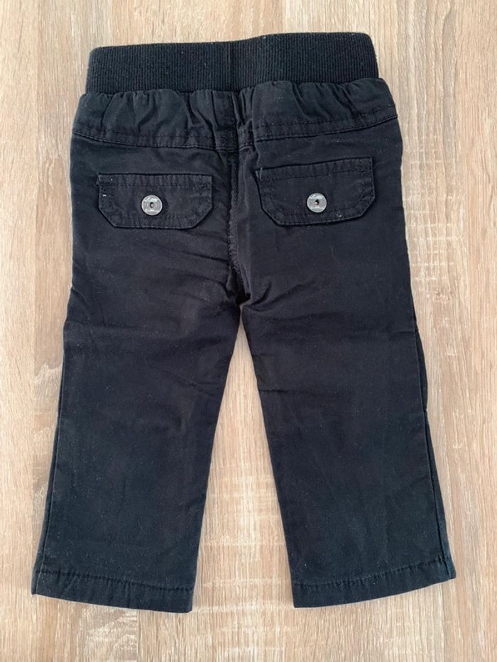 pantalon slim enfant bébé garçon tao tape à l’œil  Tissu noir - photo numéro 10