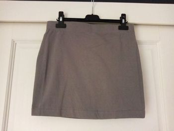 Jupe stretch gris 38
