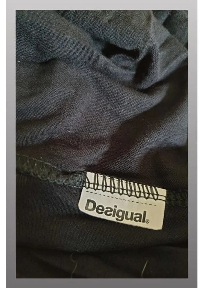 Tshirt femme Desigual manches longues M sans étiquette noir - photo numéro 6