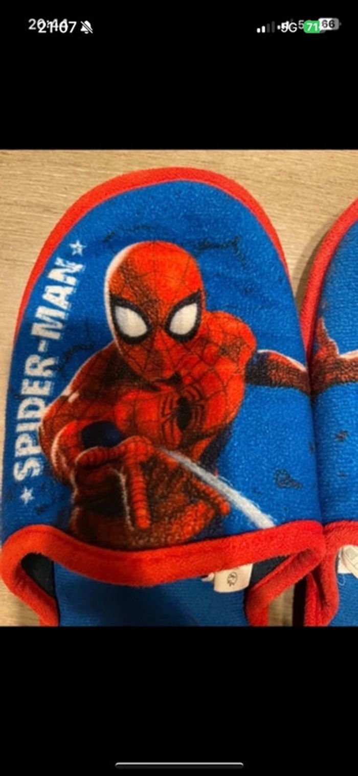 Chaussons garçon Spiderman - photo numéro 3