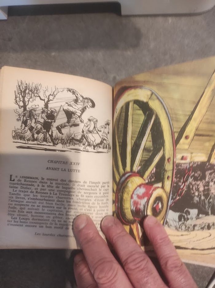 Le loup blanc Paul Féval - Bibliothèque Verte cartonnée 1977 - photo numéro 4