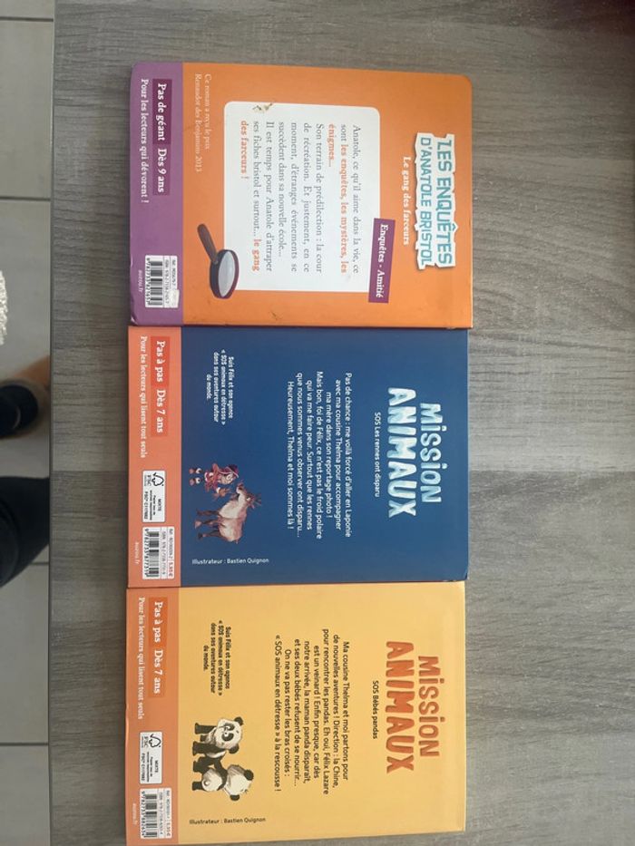 Lot de 3 livres auzou roman - photo numéro 2