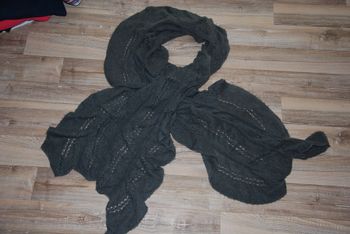 écharpe foulard femme camaïeu grise