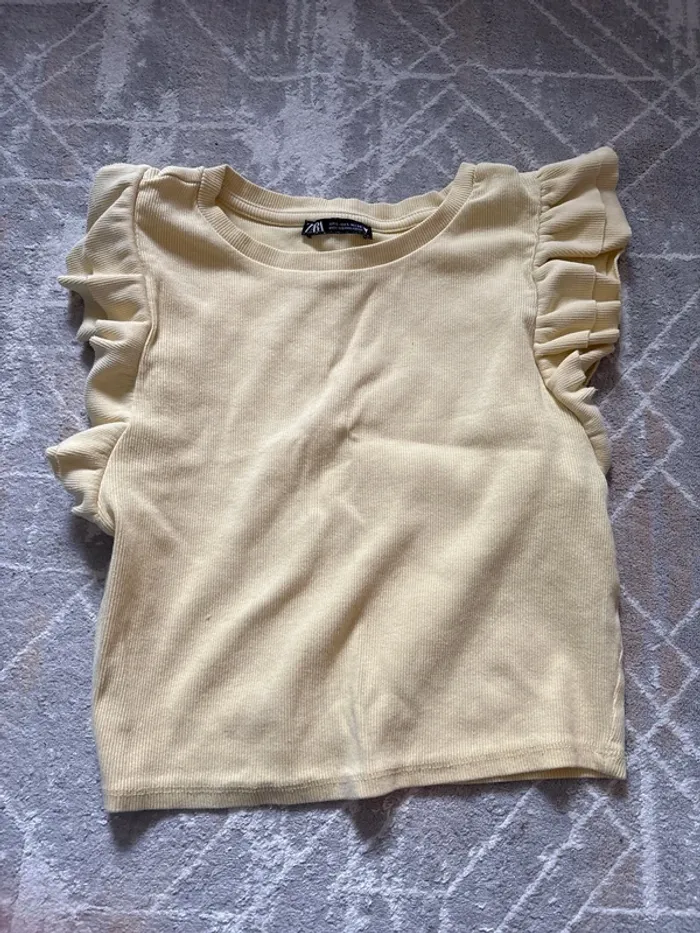 Top jaune Zara taille L