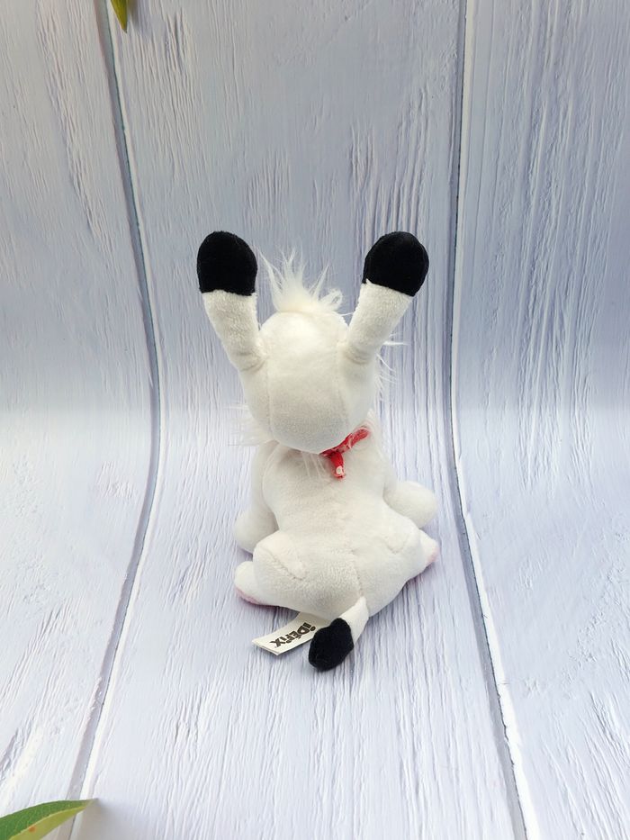 Peluche doudou chien Idéfix bandana rouge pois 20 cm 2019 éditions Albert René - photo numéro 2
