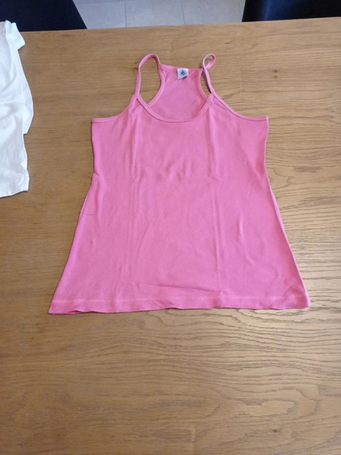 Débardeur petit bateau rose