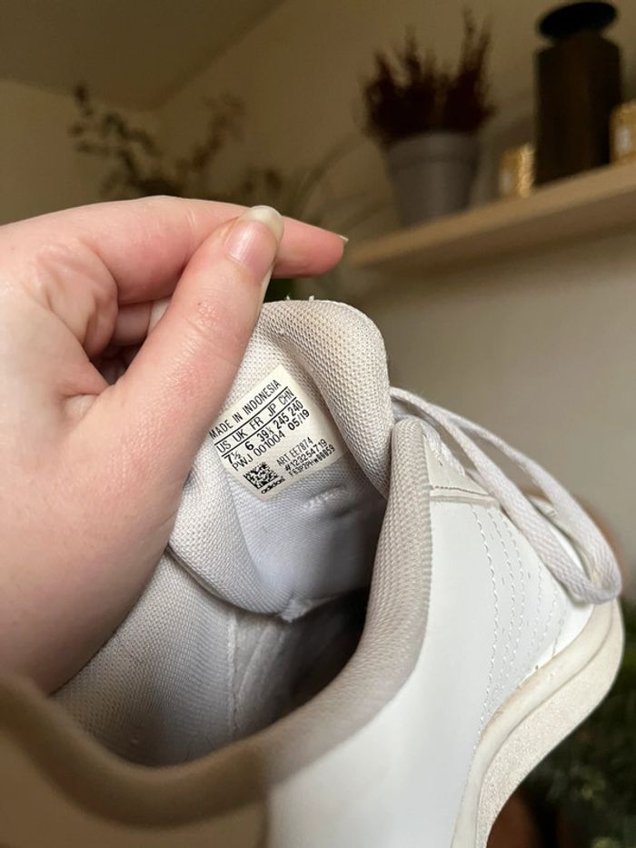 Baskets confortable Adidas Grand Court Base - blanc et gris argenté - photo numéro 18