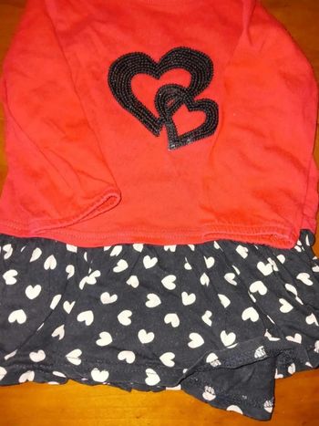 Robe cœur 12 mois