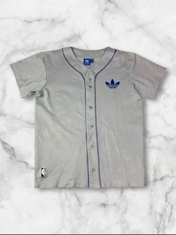 Maillot type Jersey baseball Adidas Originals X NBA New York Knicks #46