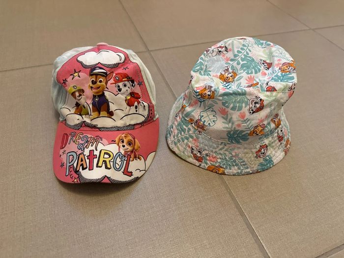 Chapeau et casquette Pat Patrouille fille