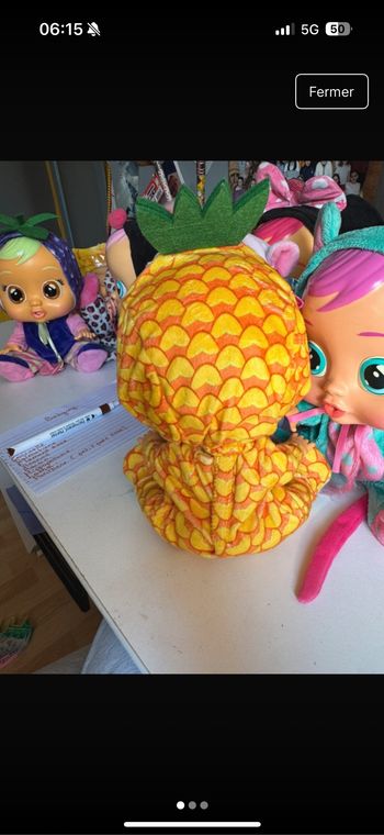 Baby cry ananas
