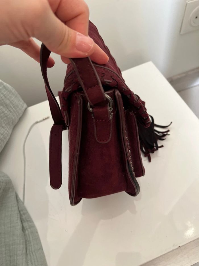 Sac bordeaux bandoulière - photo numéro 9