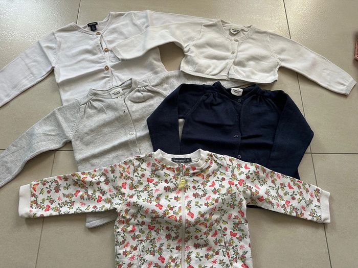 Gilets bébé fille 18 mois