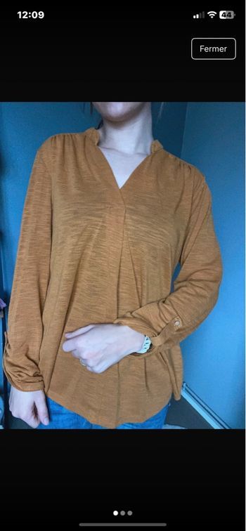 Pull moutarde primark taille s