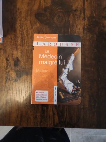 Livre : Le médecin malgré lui