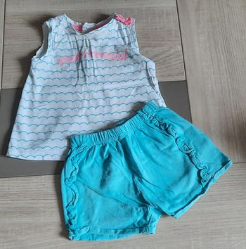 Ensemble été fille tex baby 18 mois