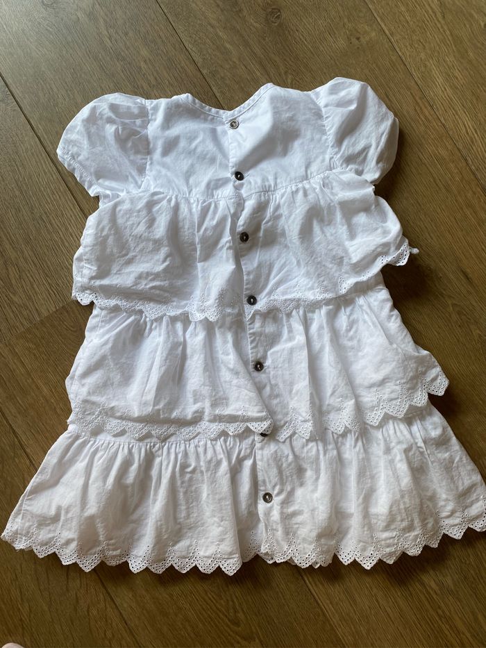 Robe blanche Catimini 3 ans - photo numéro 5