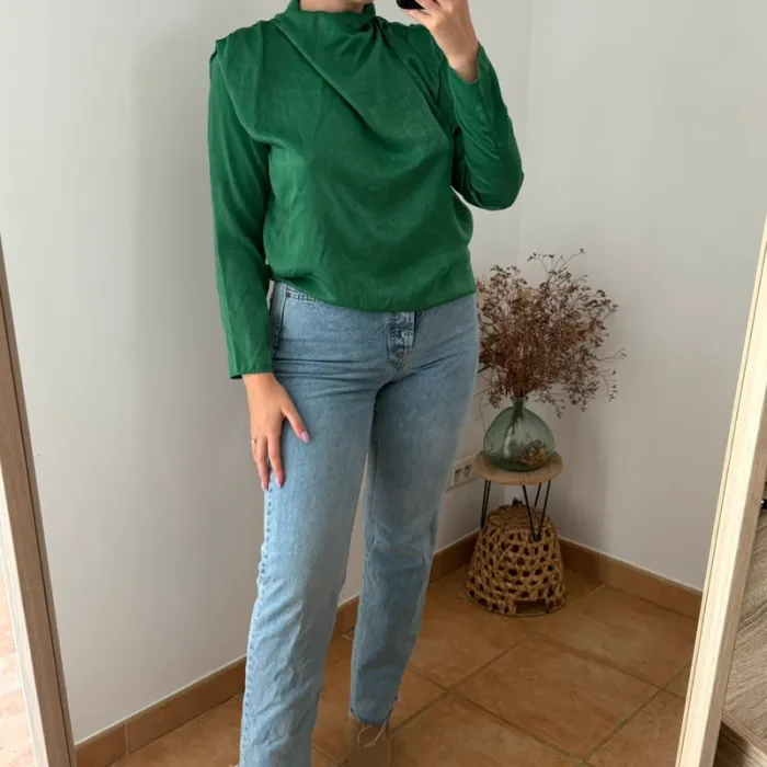 Chemise verte Zara