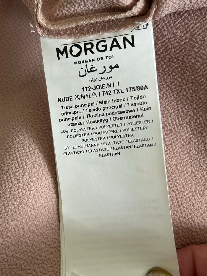 Jupe rose claire neuve Morgan taille 42 (valeur 65€) avec défaut - photo numéro 9