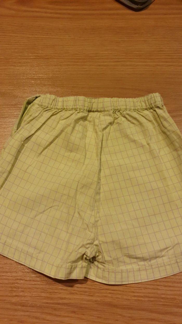 jupe short dpam vert pomme 2 ans - photo numéro 3