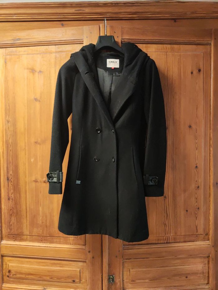 Manteau chaud hiver noire Only