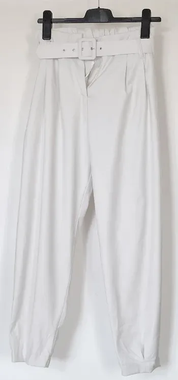 Pantalon large blanc