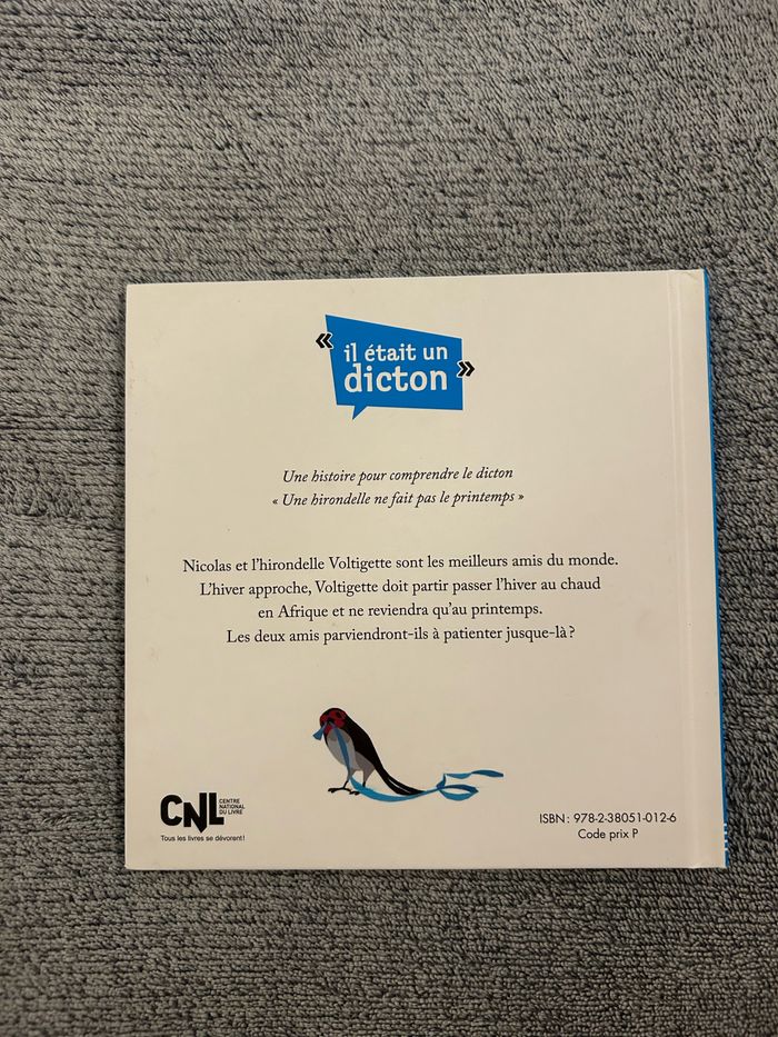Livre McDo « Une hirondelle ne fait pas le printemps » Collection « Il était un dicton » 2021 - photo numéro 2