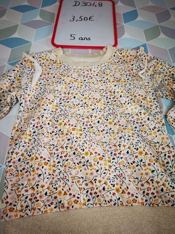 D3048 - pull fille 5 ans