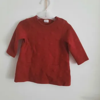 Robe H&M rouge – 6/9 mois-74cm