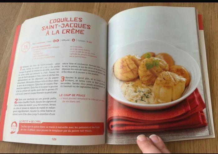 Livre de cuisine souple Oui chef! De Cyril Lignac - photo numéro 9
