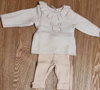 Ensemble petite fille, 1 mois