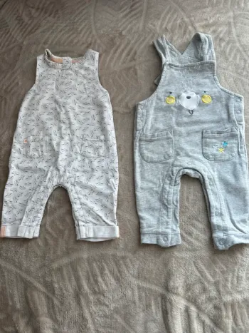 Lot de 2 salopettes bébé