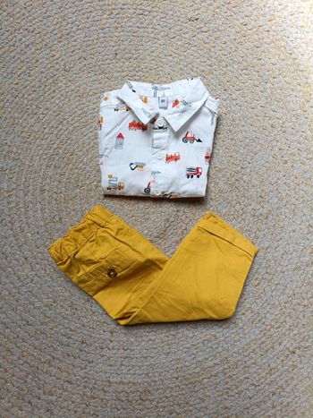 Ensemble chemise pantalon 6 M