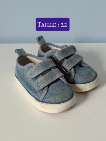 Basket a scratch effet jeans H&M 22
