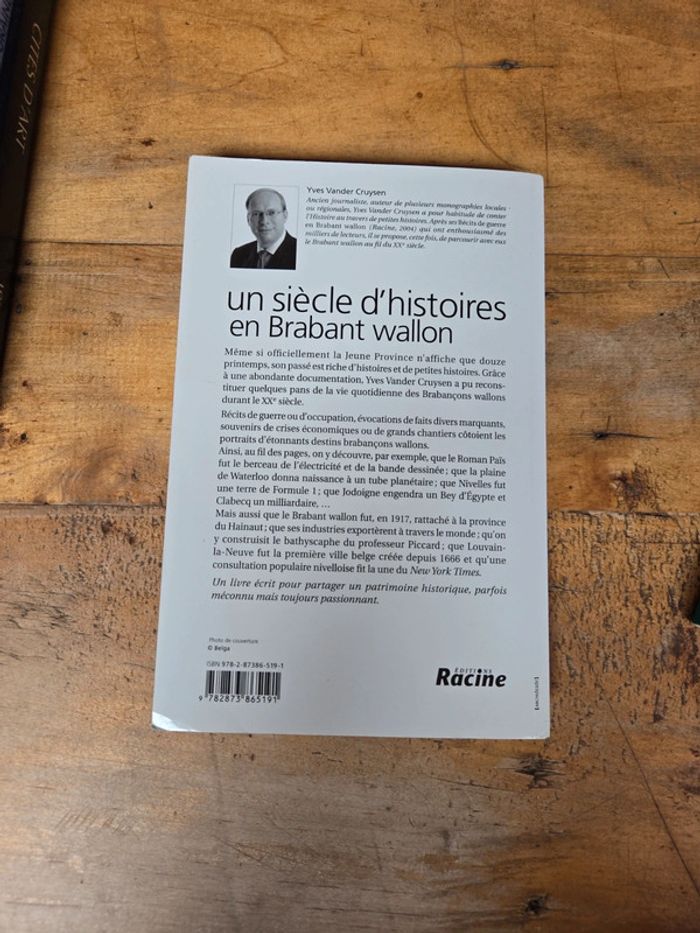 Livre "Un siècle d'histoires en brabant wallon" - photo numéro 2