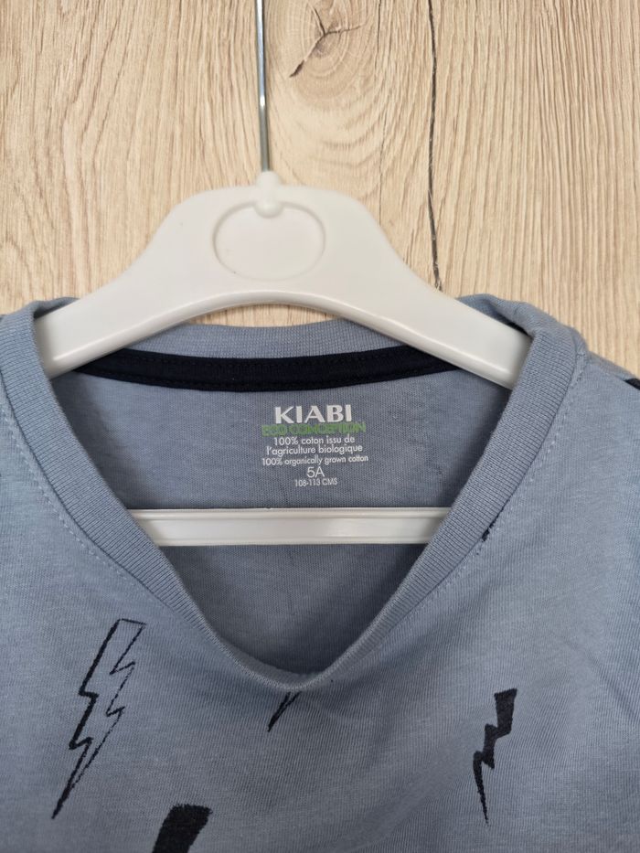 TEE-SHIRT GARÇON MANCHE LONGUE MOTIFS DESSUS KIABI TAILLE 5ANS - photo numéro 3