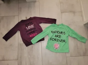 Lot de t-shirts Tiffosi, taille 2 ans (92cm).