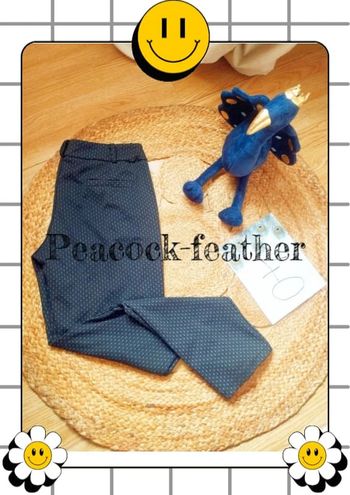 Pantalon imprimé gris 40