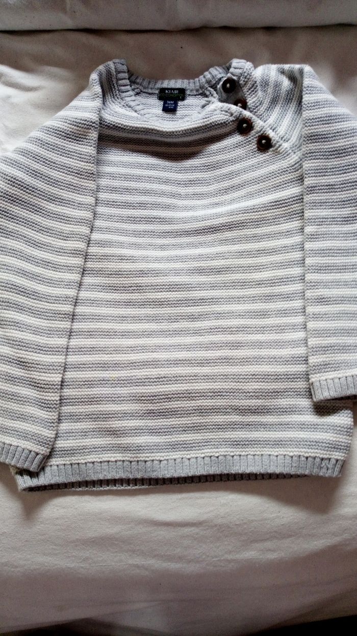 Pull en laine garçon - photo numéro 2