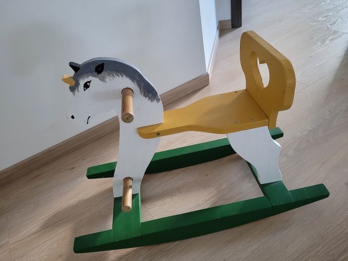 Cheval à bascule en bois - photo numéro 5