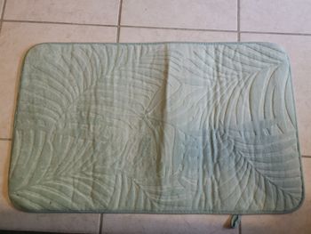 Tapis de bain vert 45x75