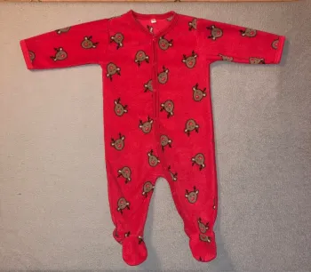 Pyjama chaud noël mixte