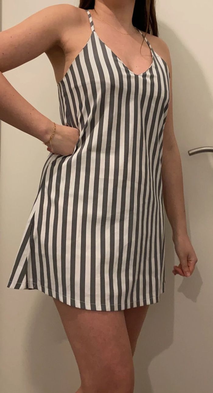 Robe d’été à rayures
